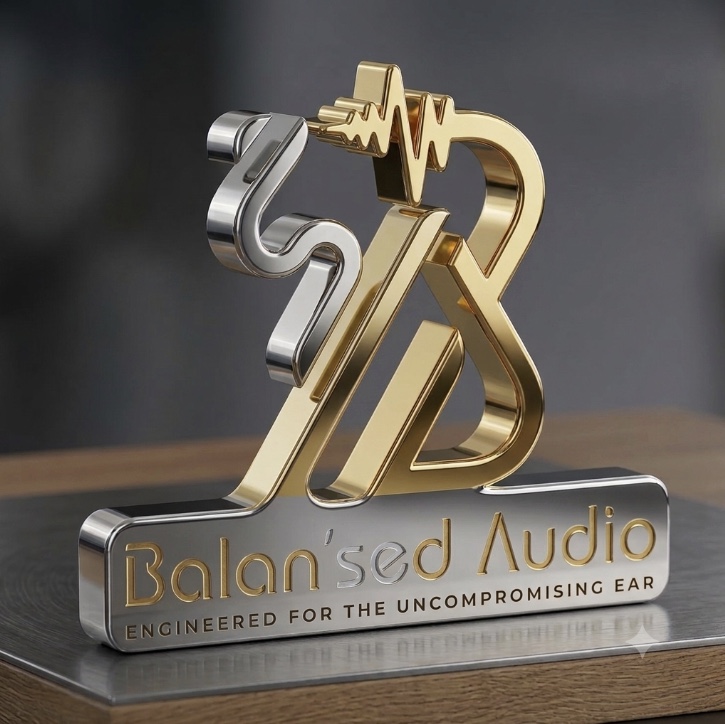 Balan'sed Audio emblem — Engineered for the Uncompromising Ear